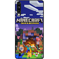 Силіконовий чохол бампер для ZTE Blade A7 2020 з картинкою Майнкрафт Minecraft