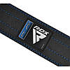 Пояс для пауерліфтингу RDX RD1 шкіряний Blue L, фото 5