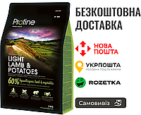 Сухой корм Profine Light для собак с лишним весом, с ягнятиной и картофелем, 3 кг