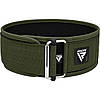 Пояс для важкої атлетики RDX RX1 Weight Lifting Belt Army Green XL, фото 4