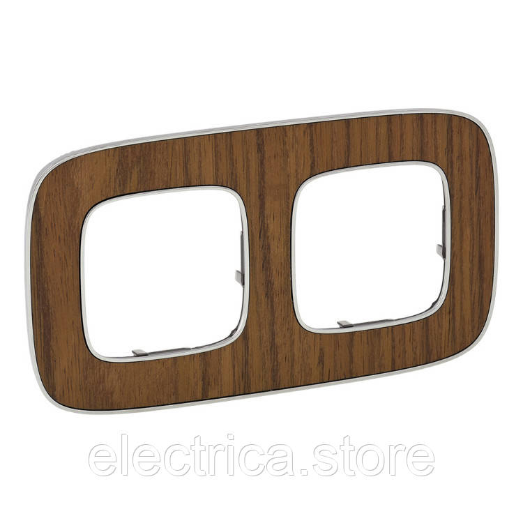 Рамка 2-постова Valena ALLURE горіх 754462, фото 1