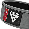 Пояс для важкої атлетики RDX RX1 Weight Lifting Belt Grey M, фото 7