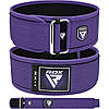 Пояс для важкої атлетики RDX RX1 Weight Lifting Belt Purple XS, фото 3