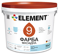 Краска фасадная для стен ELEMENT 9 (белая В1)