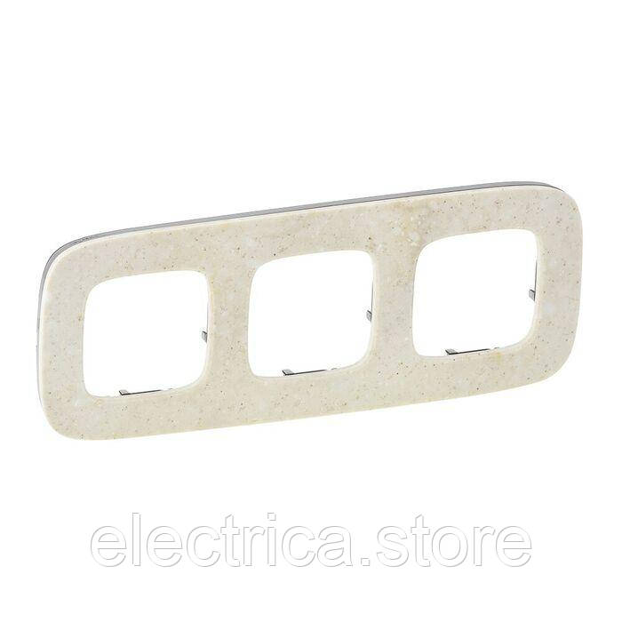 Рамка 3-постова Valena ALLURE corian 755523, фото 1