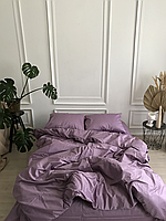 Шикарный лиловый комплект полуторного постельного белья из сатина, хлопковое постельное белье Турция