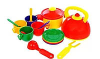 Детский игровой набор посуды, 16 предметов
