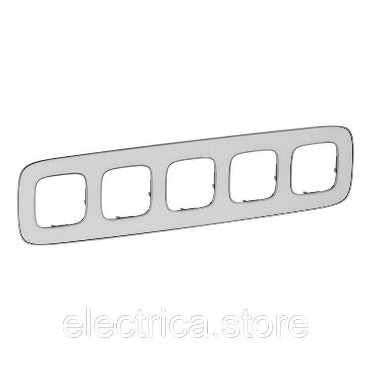 Рамка 5-постова Valena ALLURE дзеркало 754425, фото 1