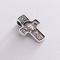 Серебряный крест с чернением 132402 Оникс EJ, код: 6731962