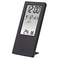HAMA Термометр /гигрометр TH-140, с индикатором погоды[black]