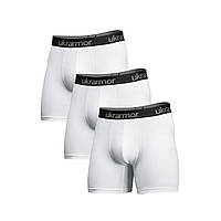 Комплект чоловічих трусів Soldier's Boxer (3 шт). Матеріал Charged Cotton. Білі. Розмір XL