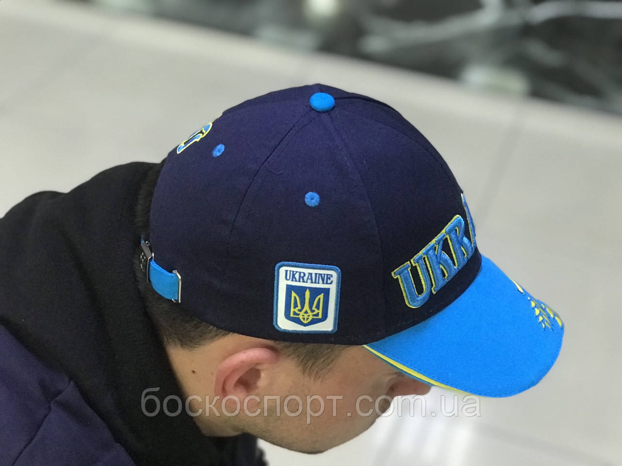 Кепки Bosco Sport UA темно-синий верх бирюзовый козырек