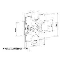 Кронштейн X-DIGITAL LCD113 черный