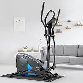 Орбітрек електромагнітний Hop-Sport HS-060C Blaze синій iConsole+ мат (2020). Еліптичний фітнес тренажер
