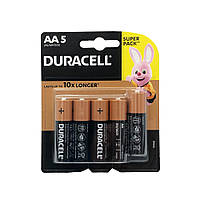 Батарейки AA (LR6) Duracell Alkaline (1.5v) 5шт.