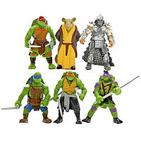 Набор фигурок 6в1 Черепашки Ниндзя, 5см - TMNT