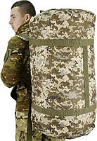 Сумка Баул военный рюкзак тактический пиксель 120л армейский водонепроницаемый рюкзак камуфляжный баул кордура