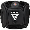 Боксерський шолом RDX AURA PLUS T-17 Black Golden M, фото 4