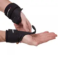 Напульсник силовий з гаком Zelart ZB-11005 (комплектація 2 шт.), фото 4