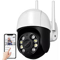 Уличная ip камера видеонаблюдения с датчиком движения PTZ Outdoor Camera 3Мп / Поворотная вай фай камера