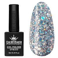 Гель-лак Designer Clow Glitter 9 мл, №567