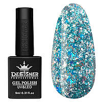 Гель-лак Designer Clow Glitter 9 мл, №572