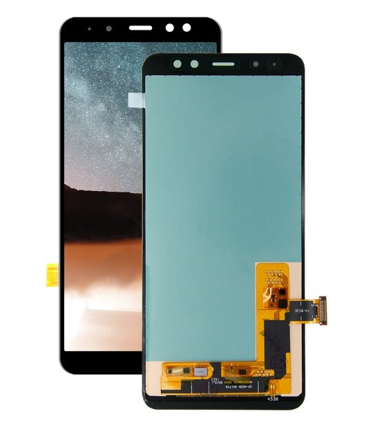 Дисплей Samsung SM-A530F Galaxy A8 (2018) у зібраному зборі з сенсором black TFT з регульованою підсвіткою
