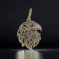 Серебряный мужской кулон Орел - оберег символ силы свободы и величия