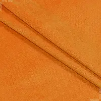 Ткань плюш (вельбо) лайт темно-оранжевый (150см 205г/м² пог.м) 166655