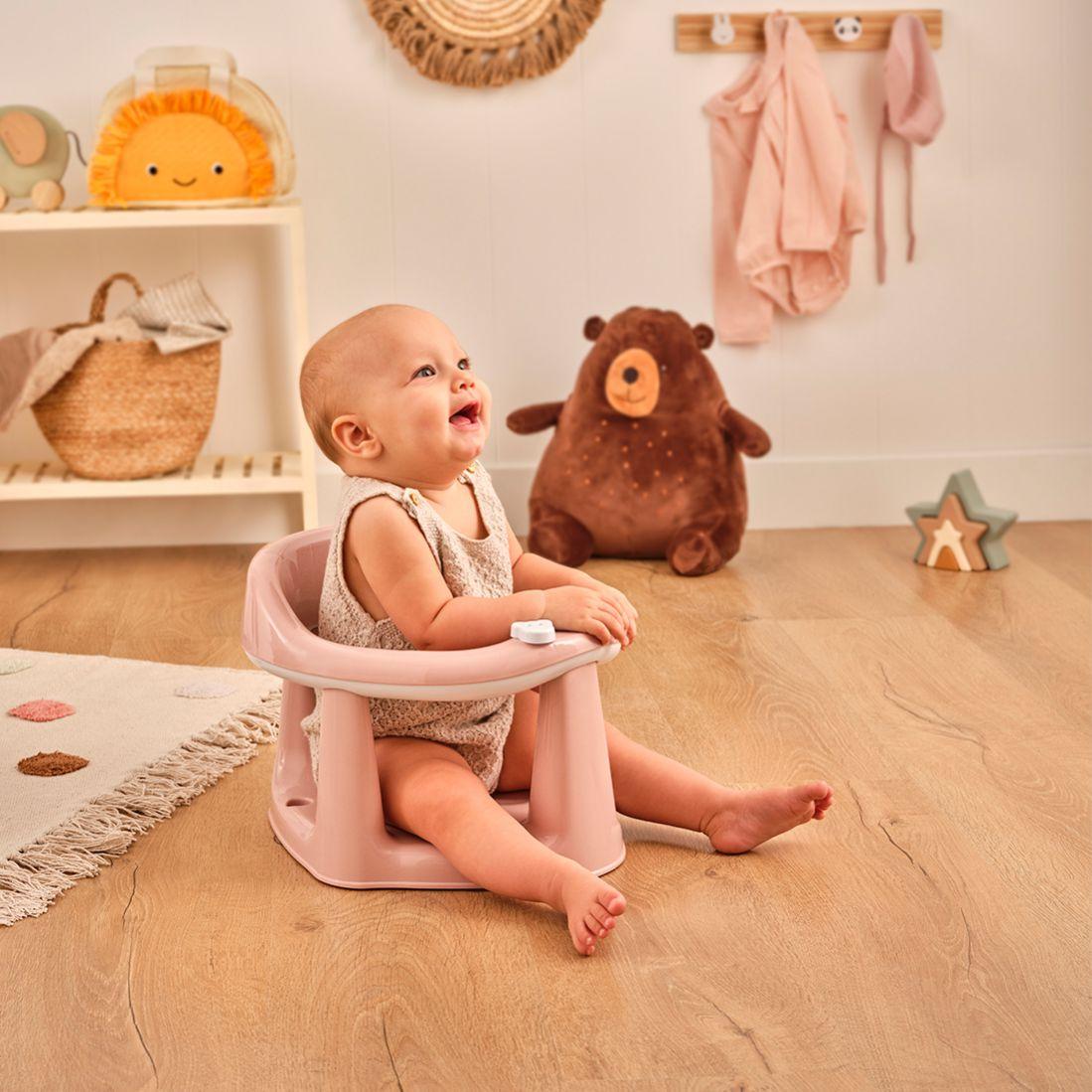 Пластикове сидіння для купання малюків Рожеве Baby Seat