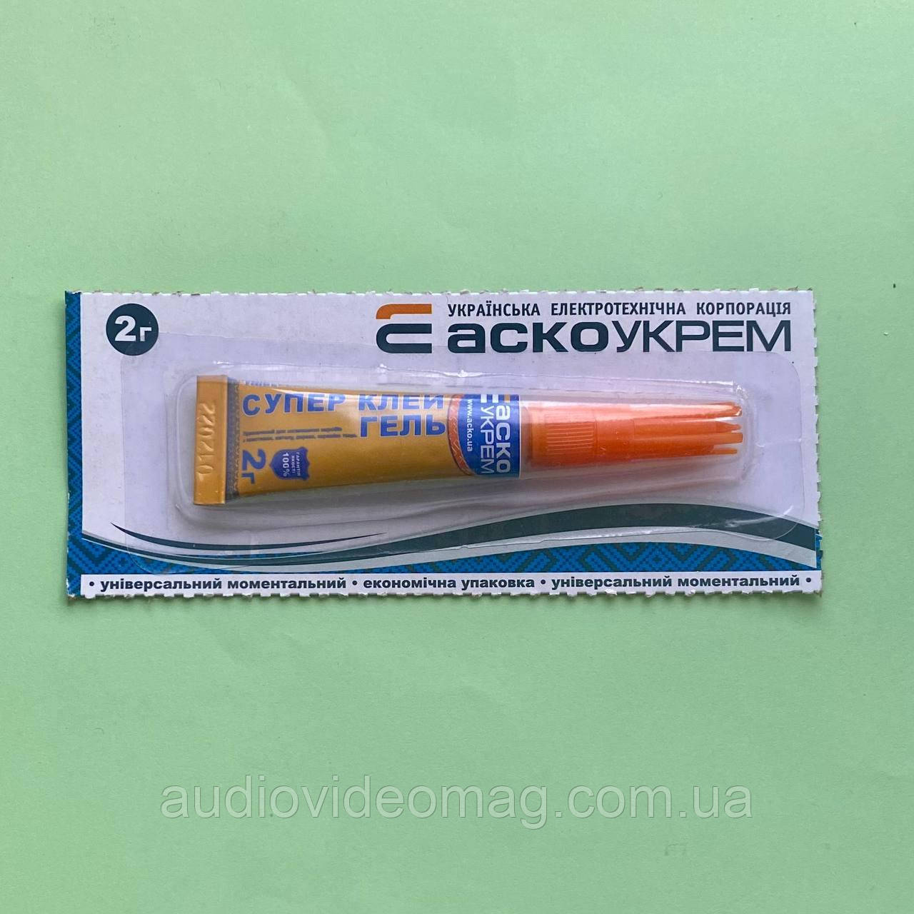 Супер-клей Гель Aско, 2 грама, моментальний