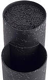 Підставка-колода Ofenbach Black Marble для кухонних ножів і ножиць 20х12х22.5 см, подвійна кругла, фото 6