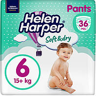 Подгузники-трусики Helen Harper Soft & Dry 6 (15+ кг) 36 шт (5411416061229)