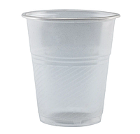 Одноразовый пластиковый прозрачный стакан 180 мл 100шт/уп