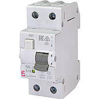 Диференціальний автоматичний вимикач ETI KZS-2M C 16/0,03 тип AC 10kA (2173124)