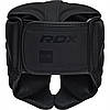 Боксерський шолом RDX T15 Noir Cheek Protector Matte Black L, фото 3