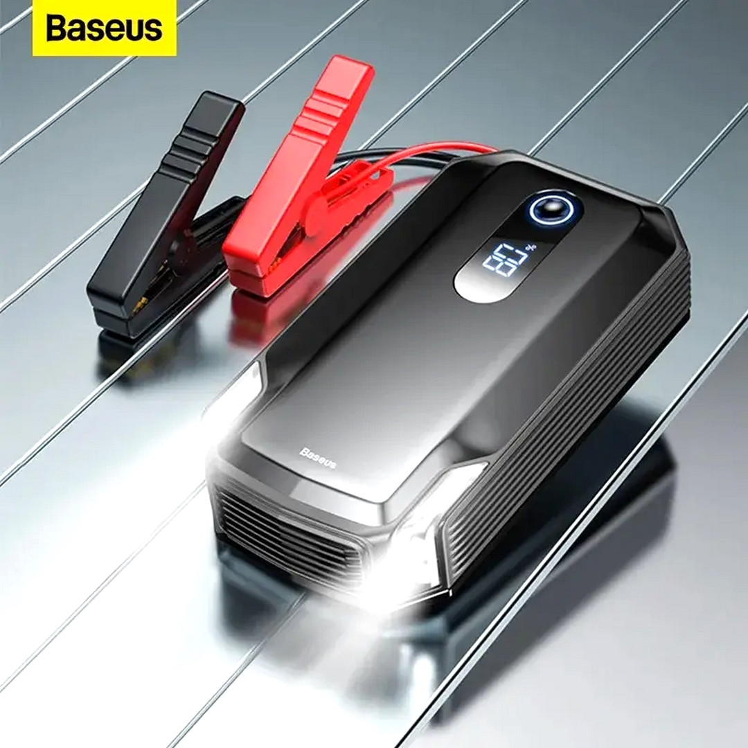 Пристрій пуско-зарядний для авто, Пускозарядний пристрій акб (20000mAh/2000A) Baseus, AST
