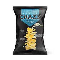 Чіпси Chazz Potato Chips Sour Cream and Onion Сметана та Цибуля 90г