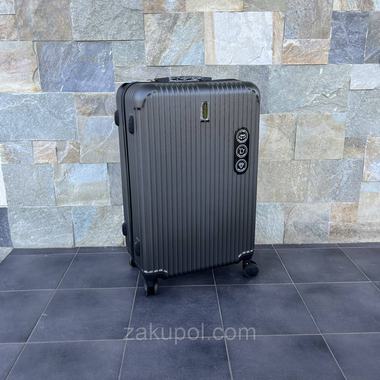 Валіза дорожня велика Wings EGRET L Графітовий, фото 1