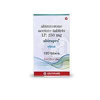 Abirapro (Абірапро), Glenmark, Індія. Містить абіратерон Ацетат / абіратерон ацетат, 250 mg, 120 таб.