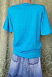 Блузка літня, жіноча, бавовна XXL/50 р, фото 7