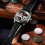 Чоловічі прозорі автоматичні скелетони Forsining 8263 Silver, фото 3