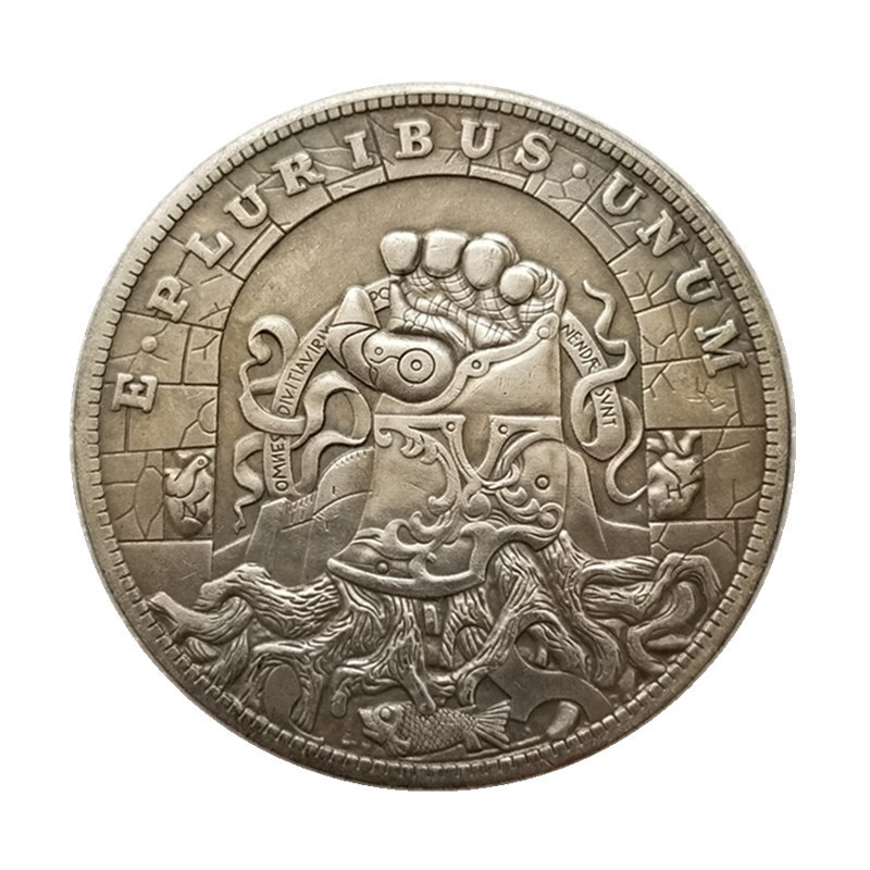 Сувенір монета долар СШАang "Сила в коренях". Hobo Coin American Morgan