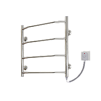 Полотенцесушитель электрический Kosser Трапеция 500х500/4 ЕR, нержавеющая сталь