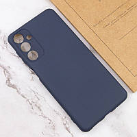 Силиконовый чехол накладка синий для Samsung Galaxy A24 / Чехол для телефона самсунг А24