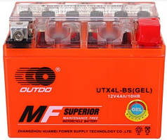 Мото OUTDO  UTX4L-BS GEL (12V 4A)