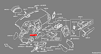 Рамка приборной панели нижней б/у Nissan Leaf - 68240-3NF0A