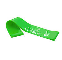 Резинка для фитнеса PowerPlay 4114 Mini Power Band 0.8мм. Light Зеленая (5.5 кг)