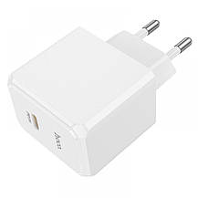 SM  SM Сетевое Зарядное Устройство Hoco CS13A 1USB-C PD/QC 20W Цвет Черный, фото 2