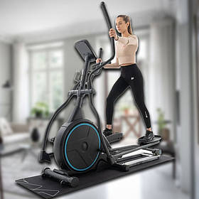 Орбітрек Hop-Sport HS-160CF Stage електромагнітний + мат під тренажер. Фітнес тренажер. Кардіо тренажер